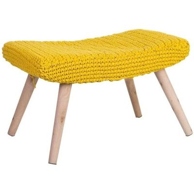 Wanderlust Deco - Banqueta - Amarillo - 67x30x43 cm - Banqueta Wanderlust Deco - Banqueta - Amarillo - 67x30x43 cm - Banqueta