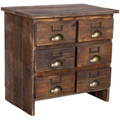 Wanderlust Deco - 6 cajones de madera - 48,5x31x46 cm - dresser Wanderlust Deco - 6 cajones de madera - 48,5x31x46 cm - dresser