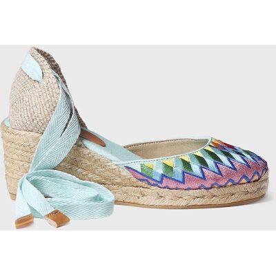 Sandales espadrille à talon compensé Lolita de Toni Pons - Arc-en-ciel - Taille : 8 - Publicité Sandales espadrille à talon compensé Lolita de Toni Pons - Arc-en-ciel - Taille : 8 - Publicité