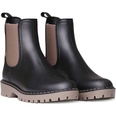 Toni Pons Cavour Noir/ taupe Bottes d'eau - Bottes d'eau - Publicité Toni Pons Cavour Noir/ taupe Bottes d'eau - Bottes d'eau - Publicité