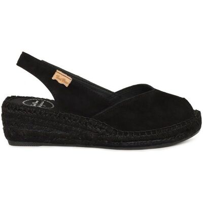 Toni Pons Bernia Black Wedge Heel Espadrilles - Wedge Heel Espadrilles Sandals Toni Pons Bernia Black Wedge Heel Espadrilles - Wedge Heel Espadrilles Sandals
