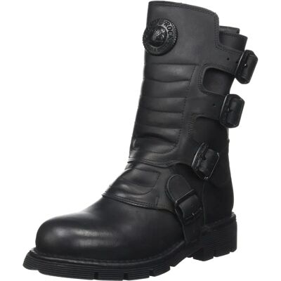New Rock Crust Black Stiefel - Herren - Leder - EU40-EU47 New Rock Crust Black Stiefel - Herren - Leder - EU40-EU47