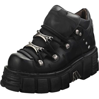 New Rock M106n-s6 Unisex Black Platform Shoes New Rock M106n-s6 Unisex Black Platform Shoes
