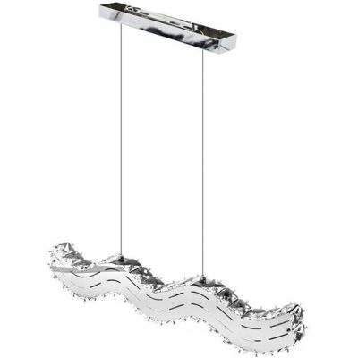Iluminashop Lámpara de Techo Wave 24W - Moderna, Con Mando, Regulable Iluminashop Lámpara de Techo Wave 24W - Moderna, Con Mando, Regulable