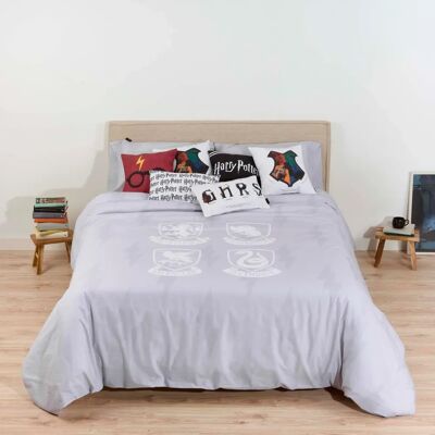 Funda Nórdica Harry Potter Hogwarts Shields Multicolor - Cama de 90 155x220 cm Funda Nórdica Harry Potter Hogwarts Shields Multicolor - Cama de 90 155x220 cm