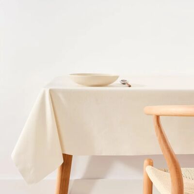 Nappe Beige Liso - Résistante aux taches, 100x150 cm Nappe Beige Liso - Résistante aux taches, 100x150 cm