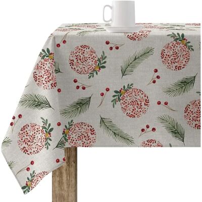 Nappe de Noël Joyeux Multicolore Résinée - Nappe Nappe de Noël Joyeux Multicolore Résinée - Nappe