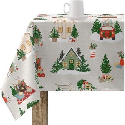 Belum Feliz Navidad Mantel Antimanchas Multicolor 100 x 150 cm Belum Feliz Navidad Mantel Antimanchas Multicolor 100 x 150 cm