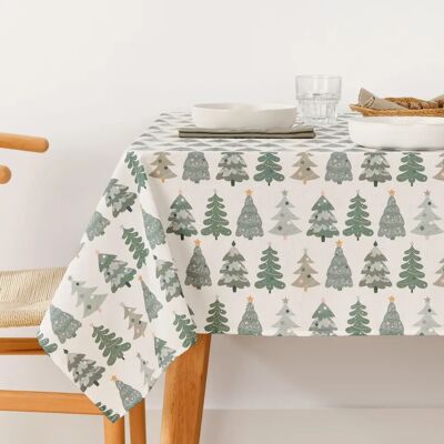 Belum Kerst Multikleur Gecoate Tafelkleed 150x150cm Belum Kerst Multikleur Gecoate Tafelkleed 150x150cm