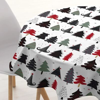 Nappe de Noël Multicolore Belum - Rond 100cm Nappe de Noël Multicolore Belum - Rond 100cm