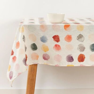 Belum Model 0120-352 Resined Multicolor Tablecloth - Tablecloth Belum Model 0120-352 Resined Multicolor Tablecloth - Tablecloth