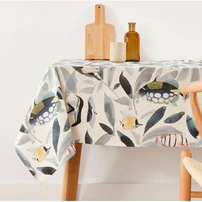 Belum Model 0120-382 Multi-Color Stainproof Tablecloth Belum Model 0120-382 Multi-Color Stainproof Tablecloth