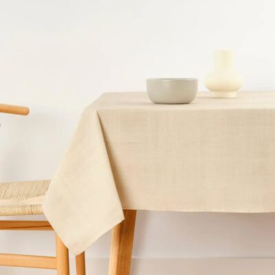 Mantel Antimanchas Beige Belum - 200x150 cm Mantel Antimanchas Beige Belum - 200x150 cm