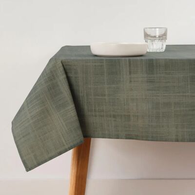 Belum Liso Taupe Cotton Tablecloth - Stain-proof Belum Liso Taupe Cotton Tablecloth - Stain-proof
