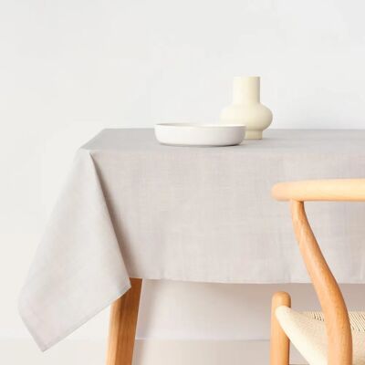 Belum Liso Grey Stainproof Tablecloth - tablecloth Belum Liso Grey Stainproof Tablecloth - tablecloth
