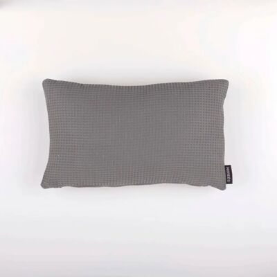 GreatTiger Belum Waffle Gris Funda de cojín - Funda de cojín GreatTiger Belum Waffle Gris Funda de cojín - Funda de cojín