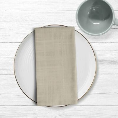 Beige Belum Servetten - 50x50cm - Katoen Beige Belum Servetten - 50x50cm - Katoen