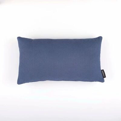GreatTiger Belum Waffle Blauw 30x50cm Kussenhoes - Kussenhoes GreatTiger Belum Waffle Blauw 30x50cm Kussenhoes - Kussenhoes