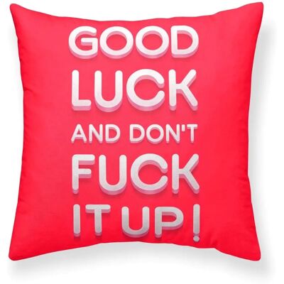 Housse de Coussin GreatTiger Belum Good Luck and dont f*ck it up! Multicolore - Housse de Coussin Housse de Coussin GreatTiger Belum Good Luck and dont f*ck it up! Multicolore - Housse de Coussin