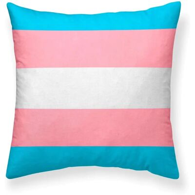 Housse de Coussin BELUM Trans Pride Multicolore 50 x 50 cm Housse de Coussin BELUM Trans Pride Multicolore 50 x 50 cm
