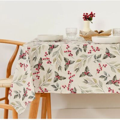 Nappe en coton résiné Belum Noël - 300x140cm - Publicité Nappe en coton résiné Belum Noël - 300x140cm - Publicité