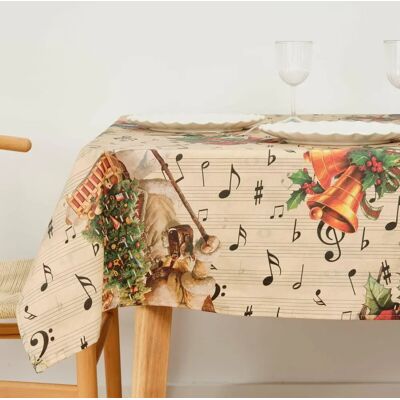Belum Kerstblad Resine Tafelkleed - 150x150cm Belum Kerstblad Resine Tafelkleed - 150x150cm