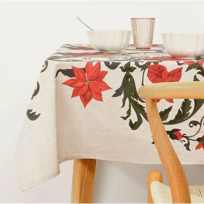 GreatTiger Muaré Kerst Symmetrische Tafelkleed 140 x 140 cm GreatTiger Muaré Kerst Symmetrische Tafelkleed 140 x 140 cm