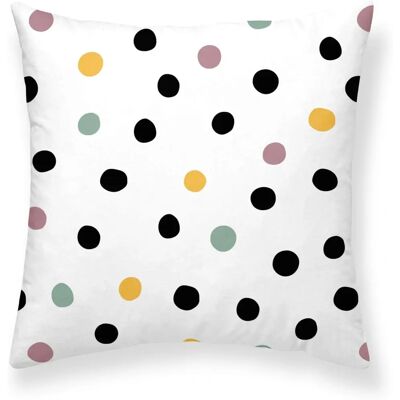 Fodera cuscino Decolores Cuzco - Cotone 50x50 Pois Fodera cuscino Decolores Cuzco - Cotone 50x50 Pois
