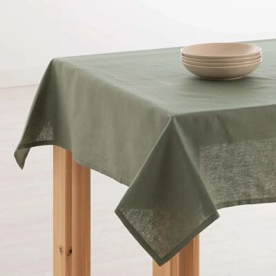 Belum Mehrfarbig Militärgrün Wasserabweisender Leinentischdecke - Tischdecke Belum Mehrfarbig Militärgrün Wasserabweisender Leinentischdecke - Tischdecke