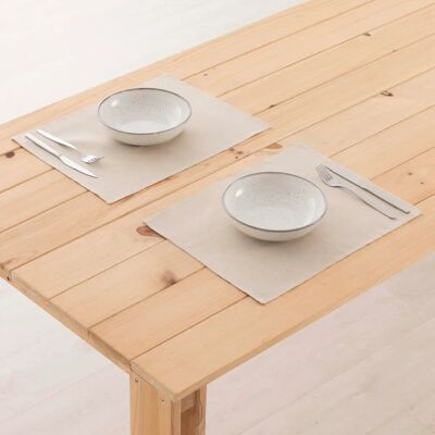 Belum Water-Repellent Organic Linen Tablecloth 45x35cm - Tablecloth Belum Water-Repellent Organic Linen Tablecloth 45x35cm - Tablecloth