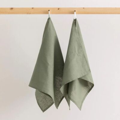 Paño de cocina Belum Verde militar - 45 x 70 cm - Pack de 2 Paño de cocina Belum Verde militar - 45 x 70 cm - Pack de 2