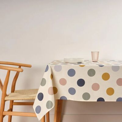 Belum Modello 0120-160 Multicolore Cerchi Tovaglia Antimacchia Belum Modello 0120-160 Multicolore Cerchi Tovaglia Antimacchia