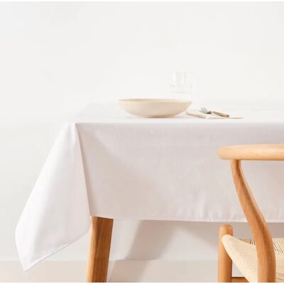 Belum Blanc - Nappe en coton anti-taches XL Belum Blanc - Nappe en coton anti-taches XL