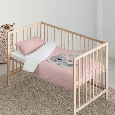 Ensemble de housse de couette KIDS&COTTON Kuno Rose - Linge de lit Ensemble de housse de couette KIDS&COTTON Kuno Rose - Linge de lit