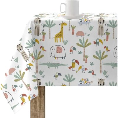 Belum Jeddah Multicolour 150x150cm Tablecloth - Resistant Belum Jeddah Multicolour 150x150cm Tablecloth - Resistant