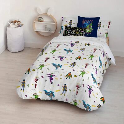 Funda Nórdica Infantil Batman Con Botones Multicolor 200x200 cm Funda Nórdica Infantil Batman Con Botones Multicolor 200x200 cm