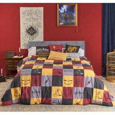 Fodera Sacco Letto Hogwarts Quadri - Federe Fodera Sacco Letto Hogwarts Quadri - Federe