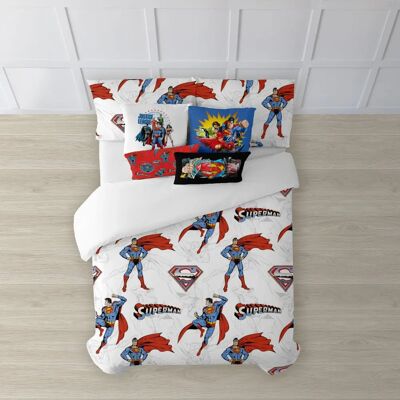 Housse de Couette Superman Man of Steel - Coton Biologique 260x240 cm Housse de Couette Superman Man of Steel - Coton Biologique 260x240 cm