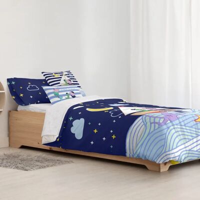 Funda Nórdica Orgánica de Algodón Mar - 180x240 cm Funda Nórdica Orgánica de Algodón Mar - 180x240 cm