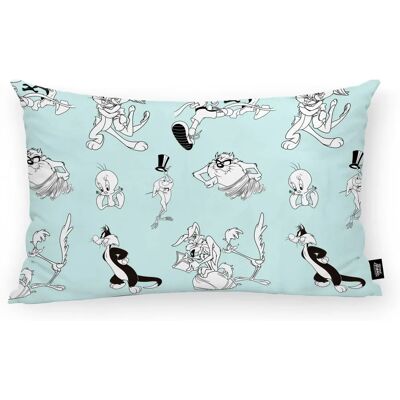 Looney Tunes Kussenhoes van katoen - Hemelsblauw, 30x50 cm - Kussenhoes Looney Tunes Kussenhoes van katoen - Hemelsblauw, 30x50 cm - Kussenhoes