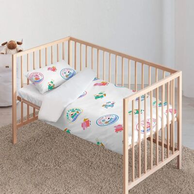 Funda Nórdica de Algodón Orgánico Multicolor para Cuna - Ropa de Cama para Cuna Funda Nórdica de Algodón Orgánico Multicolor para Cuna - Ropa de Cama para Cuna