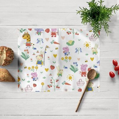 Kids&Cotton Coloridos Kids&Cotton Verduras Individual - Individual Kids&Cotton Coloridos Kids&Cotton Verduras Individual - Individual