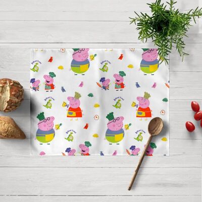 Kids&Cotton Multicolor placemat - 45x35cm, 2 stuks Kids&Cotton Multicolor placemat - 45x35cm, 2 stuks