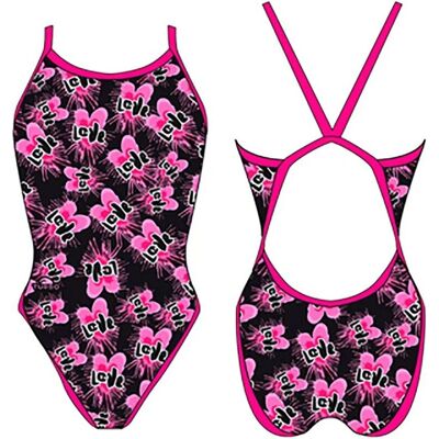Turbo Double Heart Revolution Badeanzug Rosa - Badeanzug Turbo Double Heart Revolution Badeanzug Rosa - Badeanzug