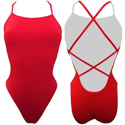 Turbo Rotes Badeanzug - Chlor- & UV-beständig Turbo Rotes Badeanzug - Chlor- & UV-beständig