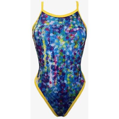 Costume da bagno Turbo Dots Blu Donna - Resistente a cloro e UV Costume da bagno Turbo Dots Blu Donna - Resistente a cloro e UV