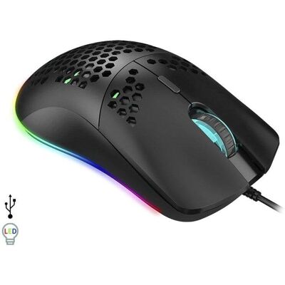 DAM ELECTRONICS Gaming Maus - 7 Tasten RGB LED - Bis zu 16000dpi - 1000Hz DAM ELECTRONICS Gaming Maus - 7 Tasten RGB LED - Bis zu 16000dpi - 1000Hz
