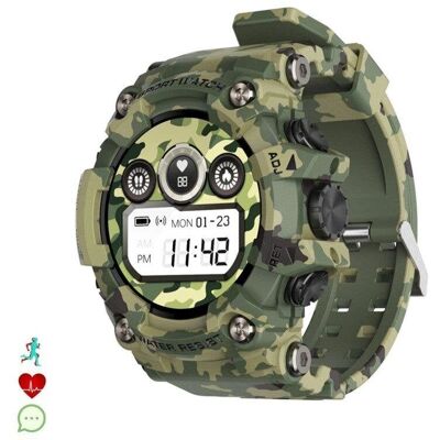 Smartwatch DAM ELECTRONICS T6 con carcasa de alta resistencia - Modos deportivos y monitor cardíaco Smartwatch DAM ELECTRONICS T6 con carcasa de alta resistencia - Modos deportivos y monitor cardíaco