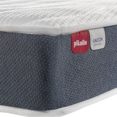 Matelas durable Galeón Compact à ressorts ensachés - 120x200 - Blanc - Publicité Matelas durable Galeón Compact à ressorts ensachés - 120x200 - Blanc - Publicité