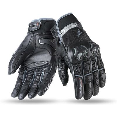 Guanti Moto Seventy Degrees SD-N32 - Nero e grigio - M Guanti Moto Seventy Degrees SD-N32 - Nero e grigio - M